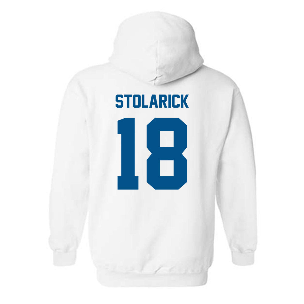 Delaware - NCAA Women's Lacrosse : Lena Stolarick - Classic Fashion Shersey Hooded Sweatshirt-1