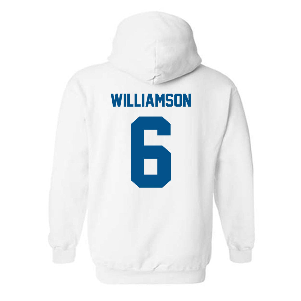 Delaware - NCAA Women's Field Hockey : Tetje Williamson - Classic Fashion Shersey Hooded Sweatshirt-1