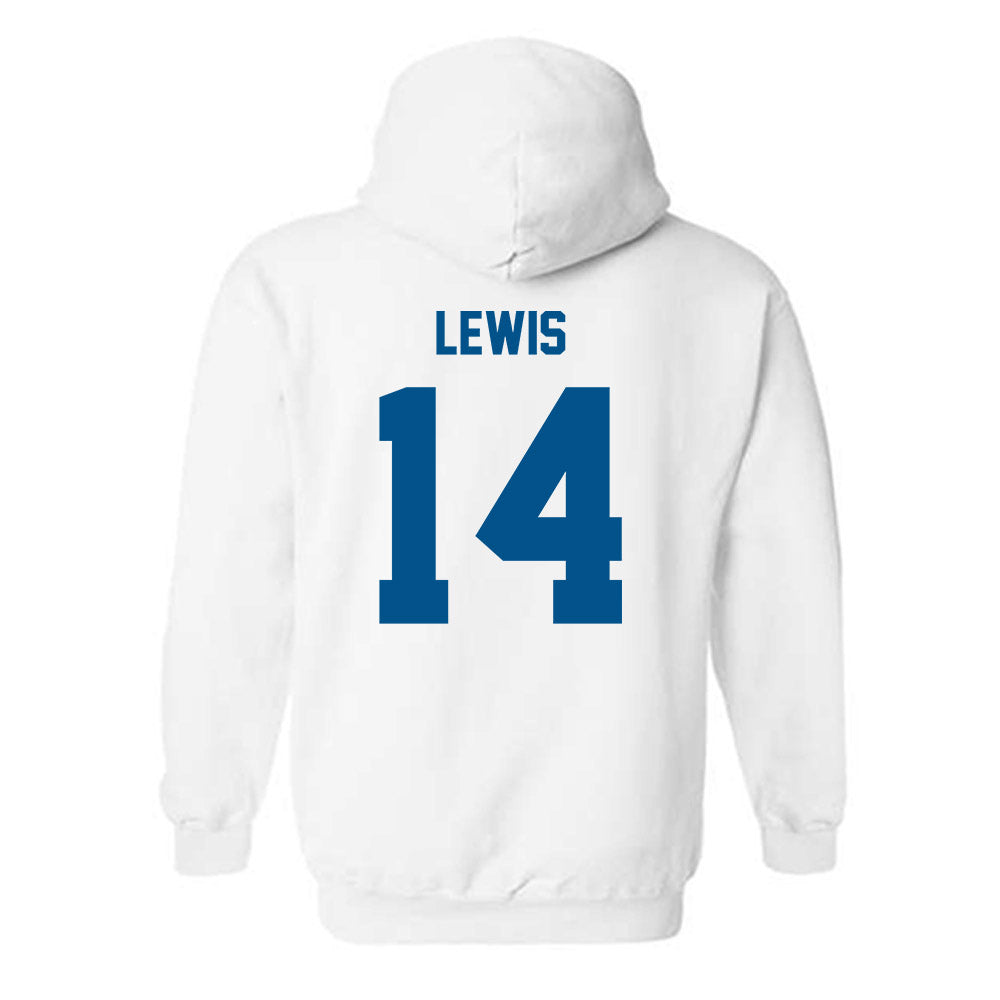 Delaware - NCAA Football : Donovan Lewis - Classic Fashion Shersey Hooded Sweatshirt-1