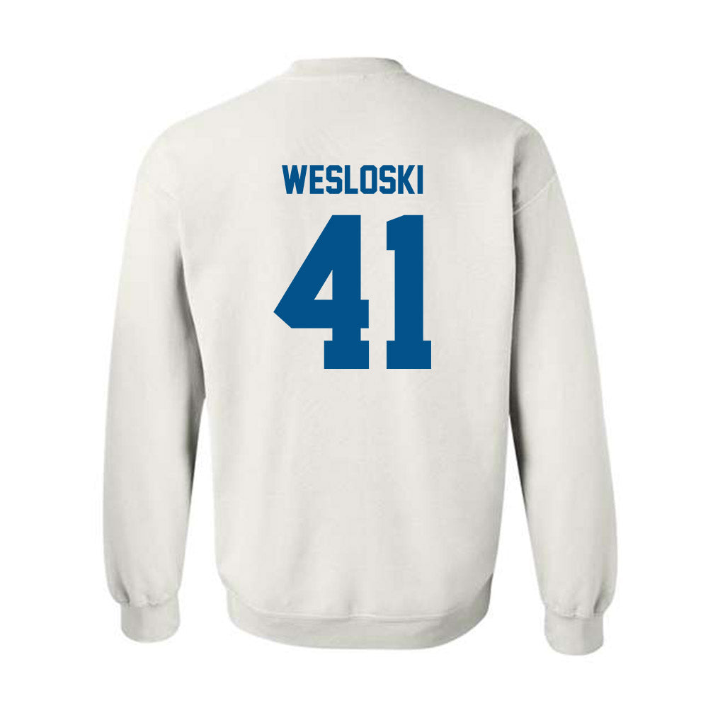 Delaware - NCAA Men's Lacrosse : Brady Wesloski - Classic Fashion Shersey Crewneck Sweatshirt-1