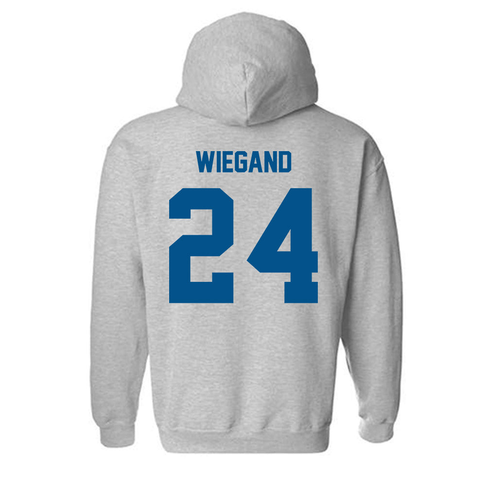 Delaware - NCAA Women's Volleyball : Auna Wiegand - Classic Fashion Shersey Hooded Sweatshirt-1