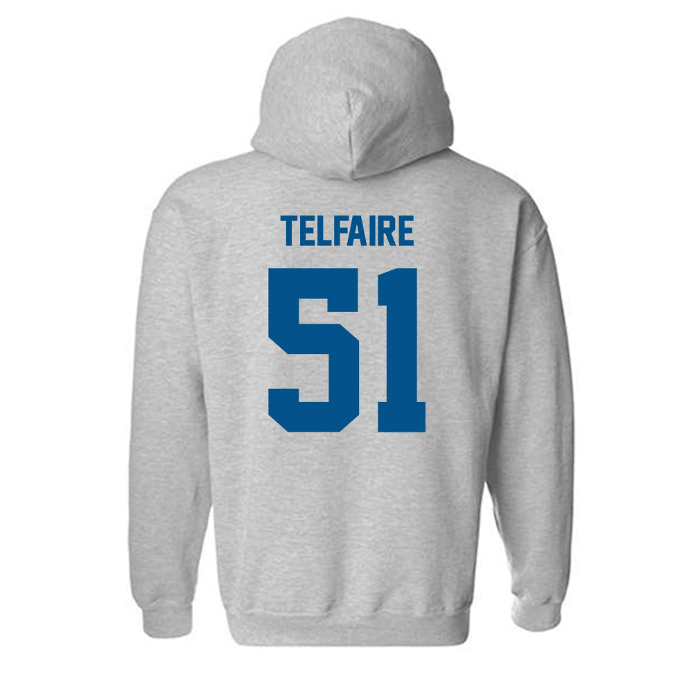 Delaware - NCAA Football : Chandler Telfaire - Classic Fashion Shersey Hooded Sweatshirt-1
