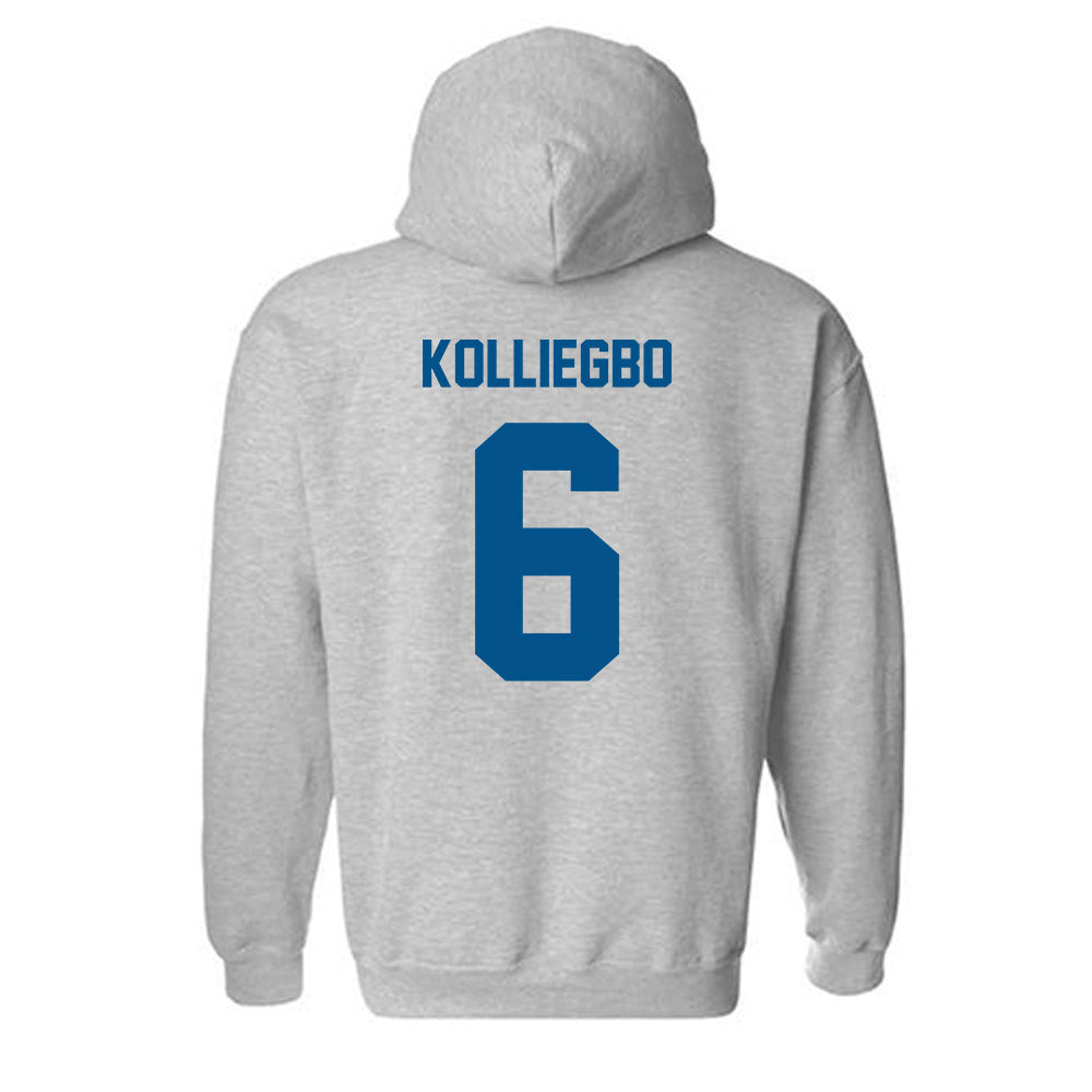Delaware - NCAA Women's Basketball : Safiatu Kolliegbo - Classic Fashion Shersey Hooded Sweatshirt-1