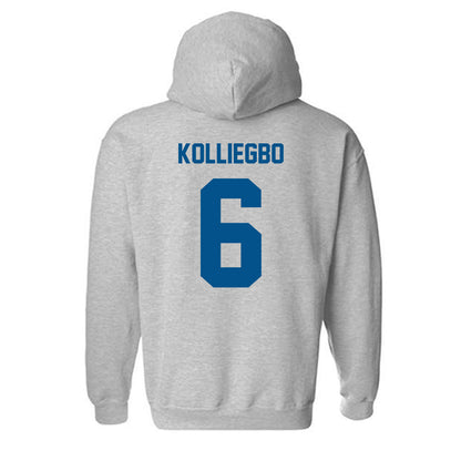 Delaware - NCAA Women's Basketball : Safiatu Kolliegbo - Classic Fashion Shersey Hooded Sweatshirt-1