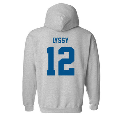 Delaware - NCAA Women's Volleyball : Aubrey Lyssy - Classic Fashion Shersey Hooded Sweatshirt-1