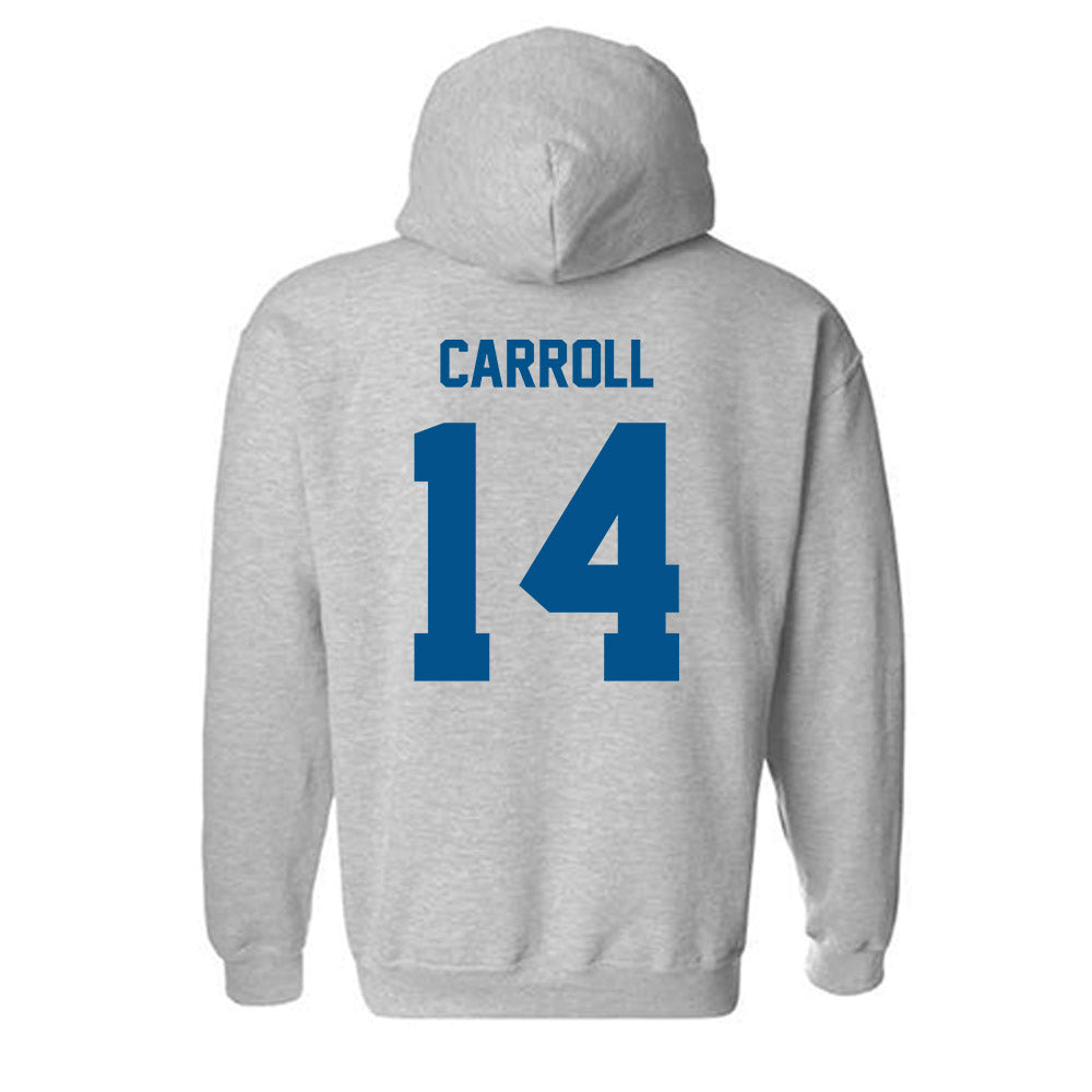 Delaware - NCAA Women's Basketball : Amiya Carroll - Classic Fashion Shersey Hooded Sweatshirt-1