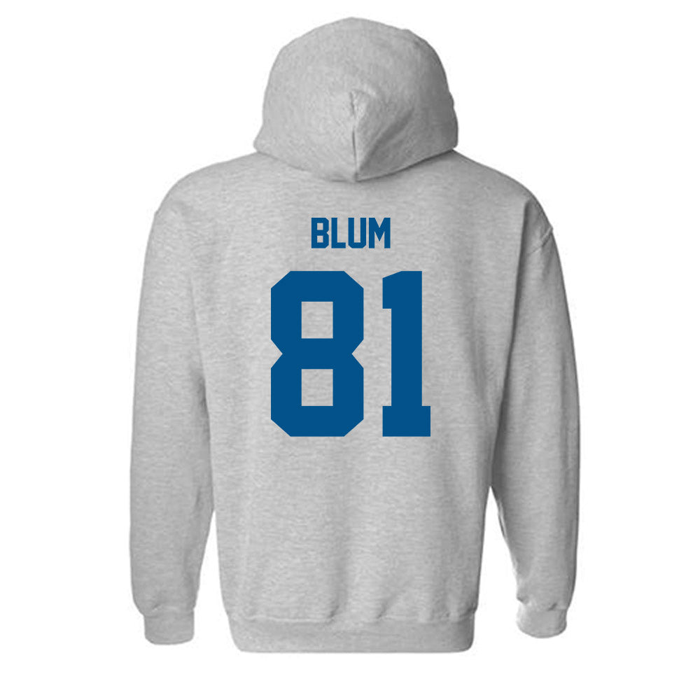Delaware - NCAA Football : Jake Blum - Classic Fashion Shersey Hooded Sweatshirt-1