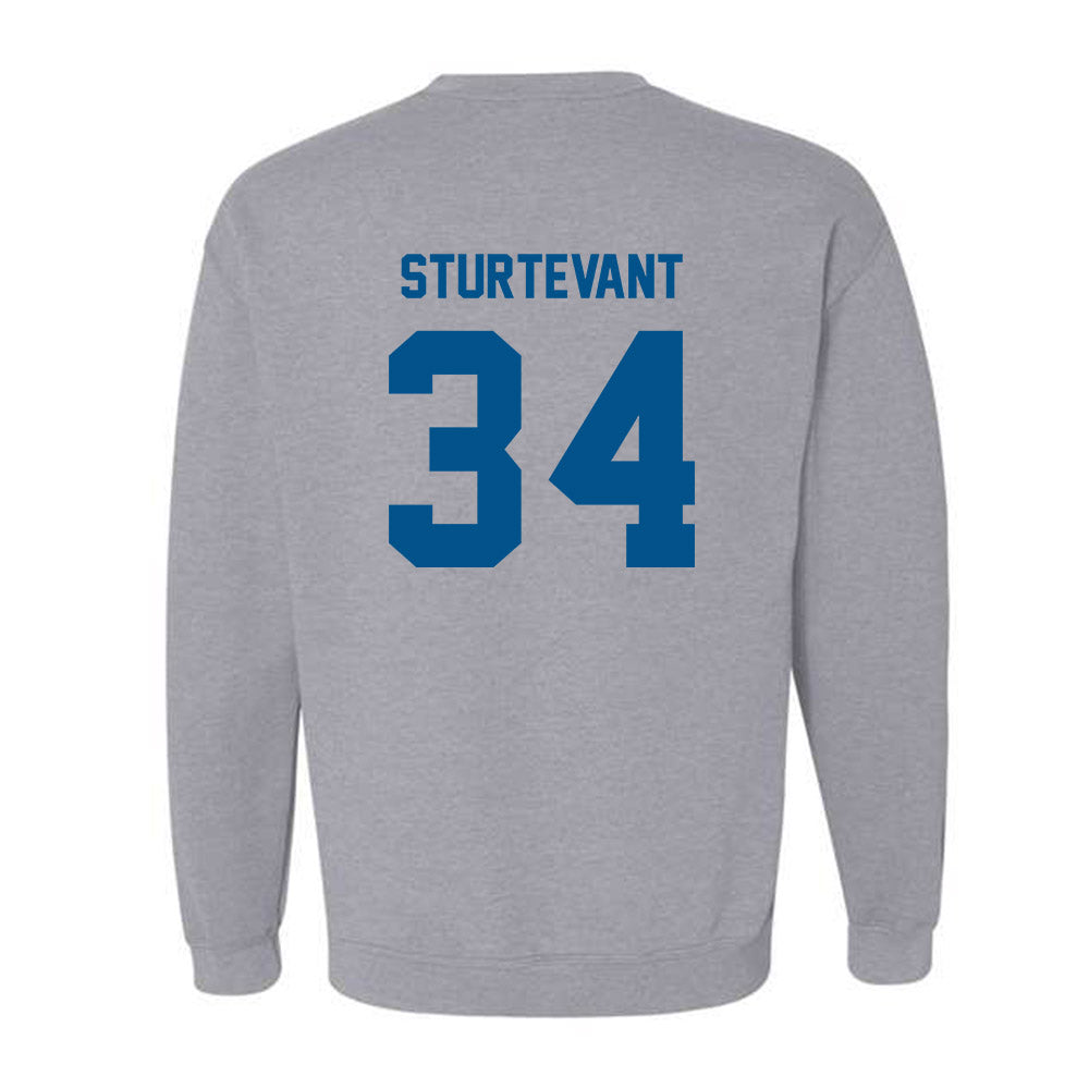 Delaware - NCAA Women's Lacrosse : Riley Sturtevant - Classic Fashion Shersey Crewneck Sweatshirt-1