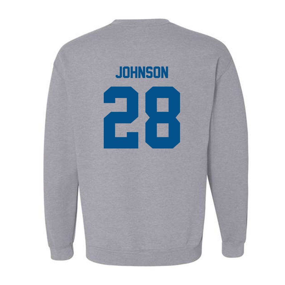Delaware - NCAA Men's Soccer : Mikey Johnson - Classic Fashion Shersey Crewneck Sweatshirt-1