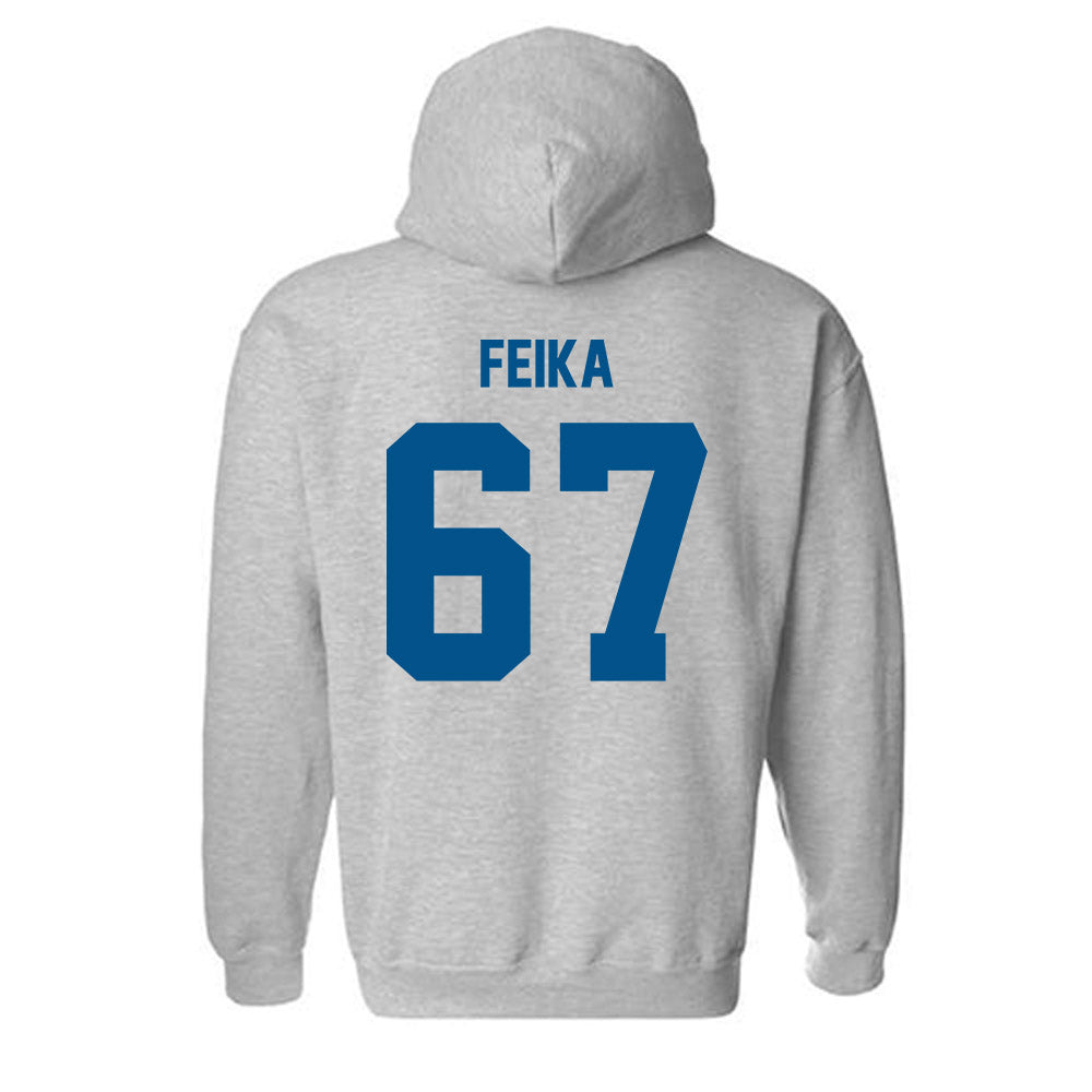 Delaware - NCAA Football : Mustafa Feika - Classic Fashion Shersey Hooded Sweatshirt-1