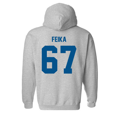 Delaware - NCAA Football : Mustafa Feika - Classic Fashion Shersey Hooded Sweatshirt-1