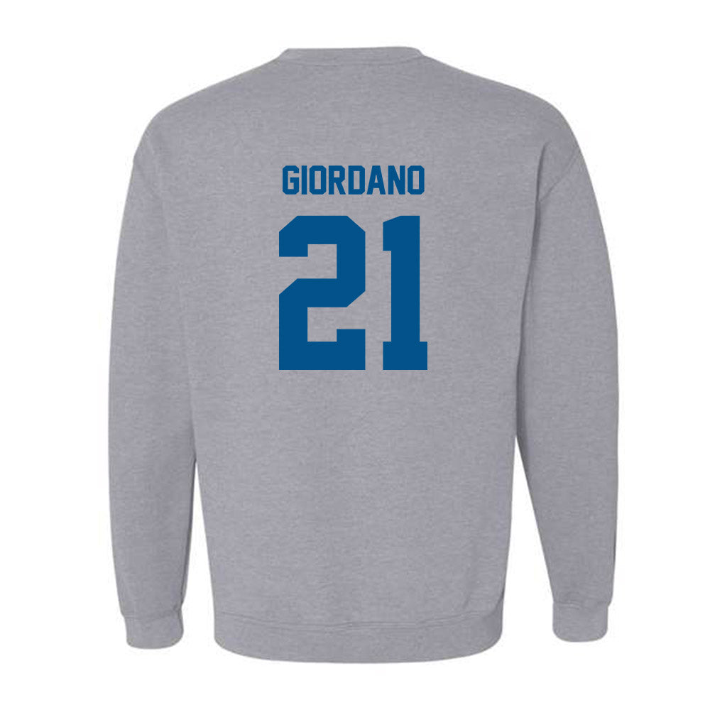 Delaware - NCAA Men's Soccer : Charles Giordano - Classic Fashion Shersey Crewneck Sweatshirt-1