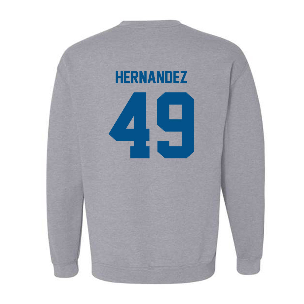 Delaware - NCAA Football : Yamdry Hernandez - Classic Fashion Shersey Crewneck Sweatshirt-1
