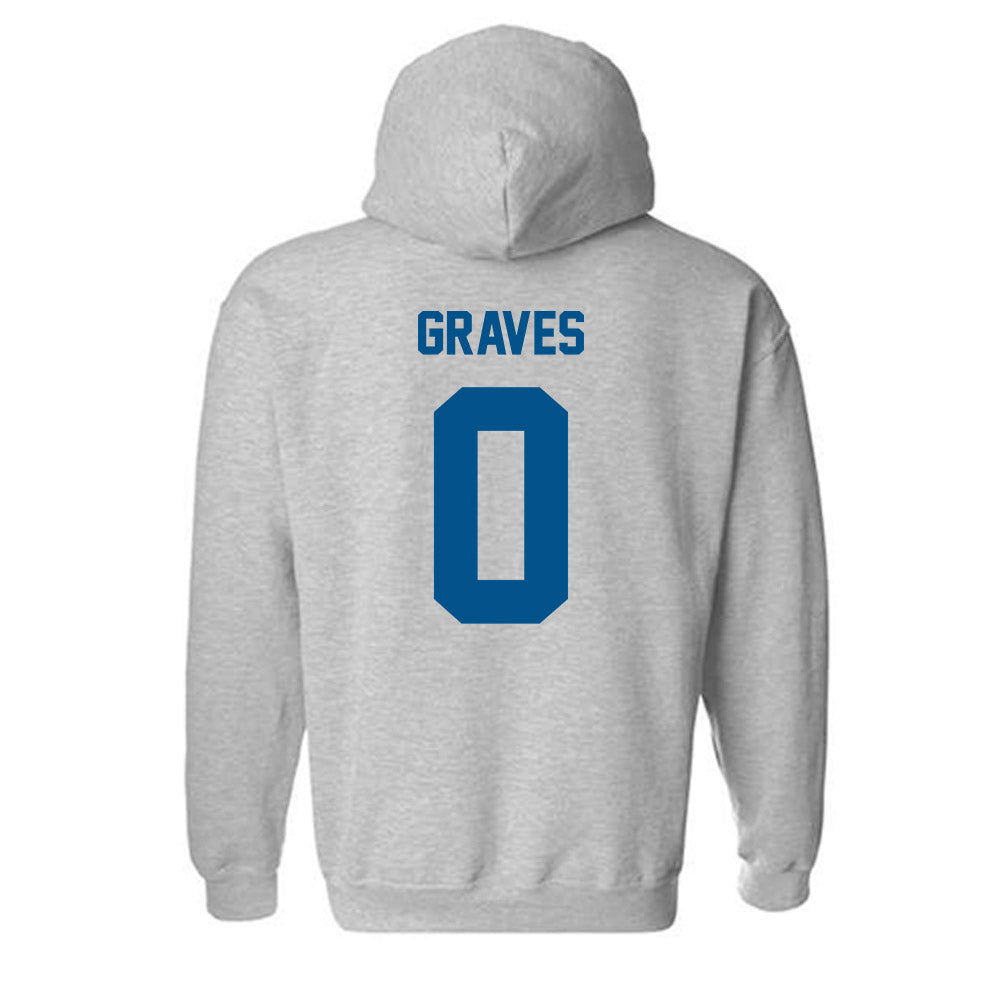 Delaware - NCAA Football : Bryson Graves - Classic Fashion Shersey Hooded Sweatshirt-1