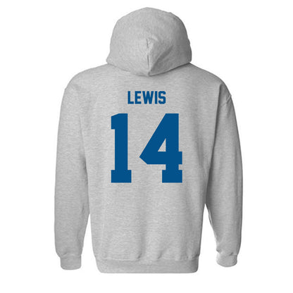 Delaware - NCAA Football : Donovan Lewis - Classic Fashion Shersey Hooded Sweatshirt-1