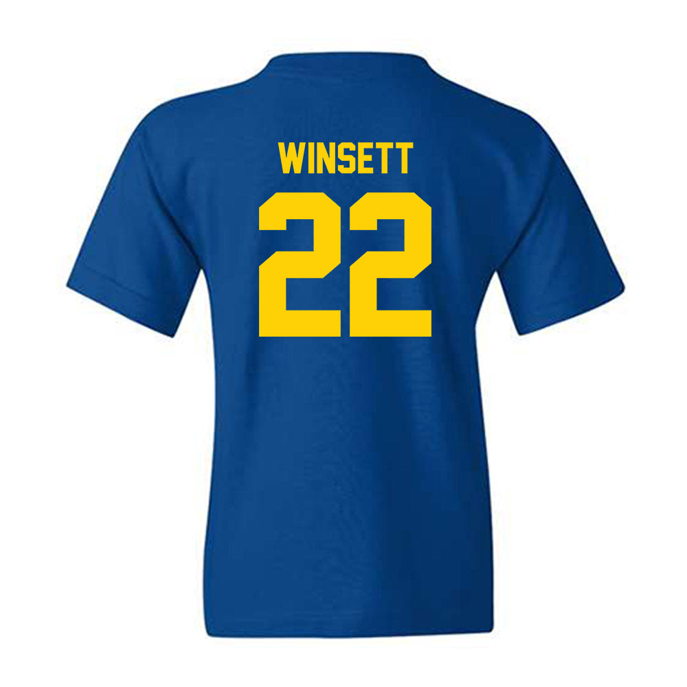 Delaware - NCAA Baseball : Sam Winsett - Classic Shersey Youth T-Shirt-1