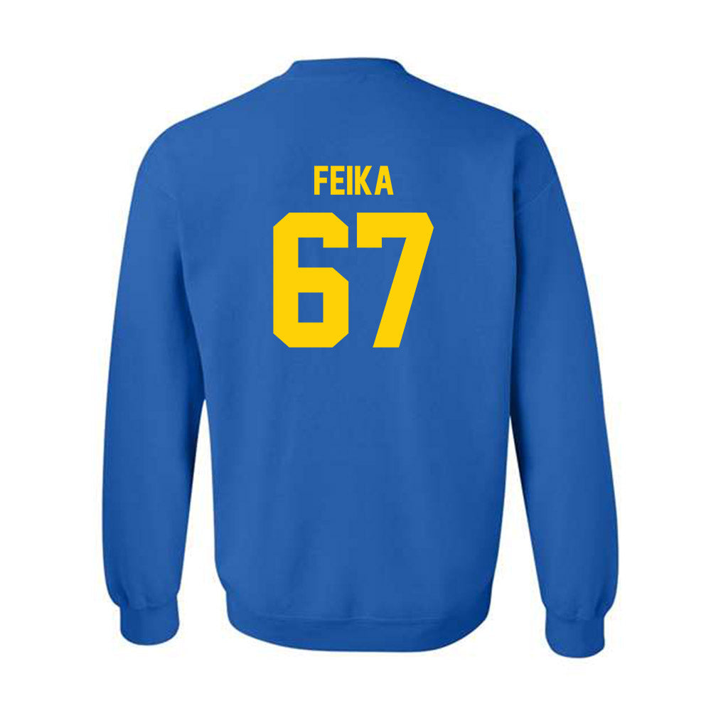 Delaware - NCAA Football : Mustafa Feika - Classic Shersey Crewneck Sweatshirt-1