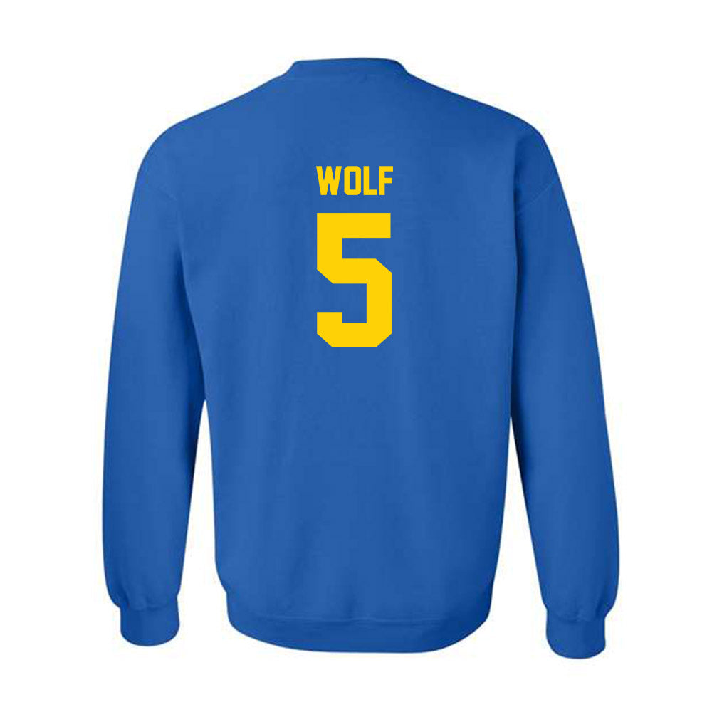 Delaware - NCAA Baseball : Jeremy Wolf - Classic Shersey Crewneck Sweatshirt-1