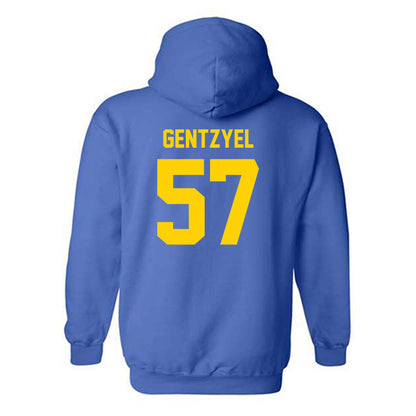Delaware - NCAA Football : Gehret Gentzyel - Classic Shersey Hooded Sweatshirt-1