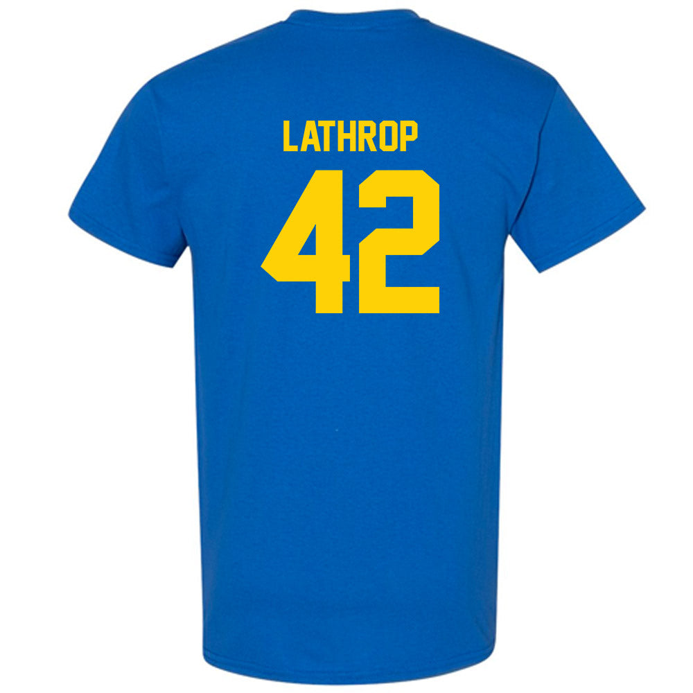 Delaware - NCAA Men's Lacrosse : Keegan Lathrop - Classic Shersey T-Shirt-1