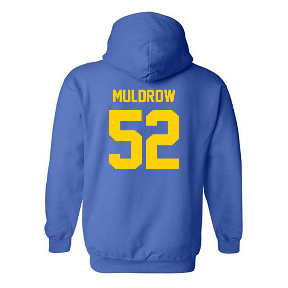 Delaware - NCAA Football : Miles Muldrow - Classic Shersey Hooded Sweatshirt-1