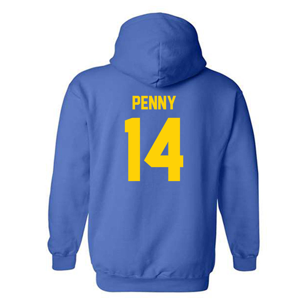 Delaware - NCAA Men's Soccer : Liam Penny - Classic Shersey Hooded Sweatshirt-1