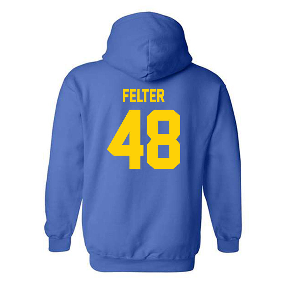 Delaware - NCAA Men's Lacrosse : Casey Felter - Classic Shersey Hooded Sweatshirt-1