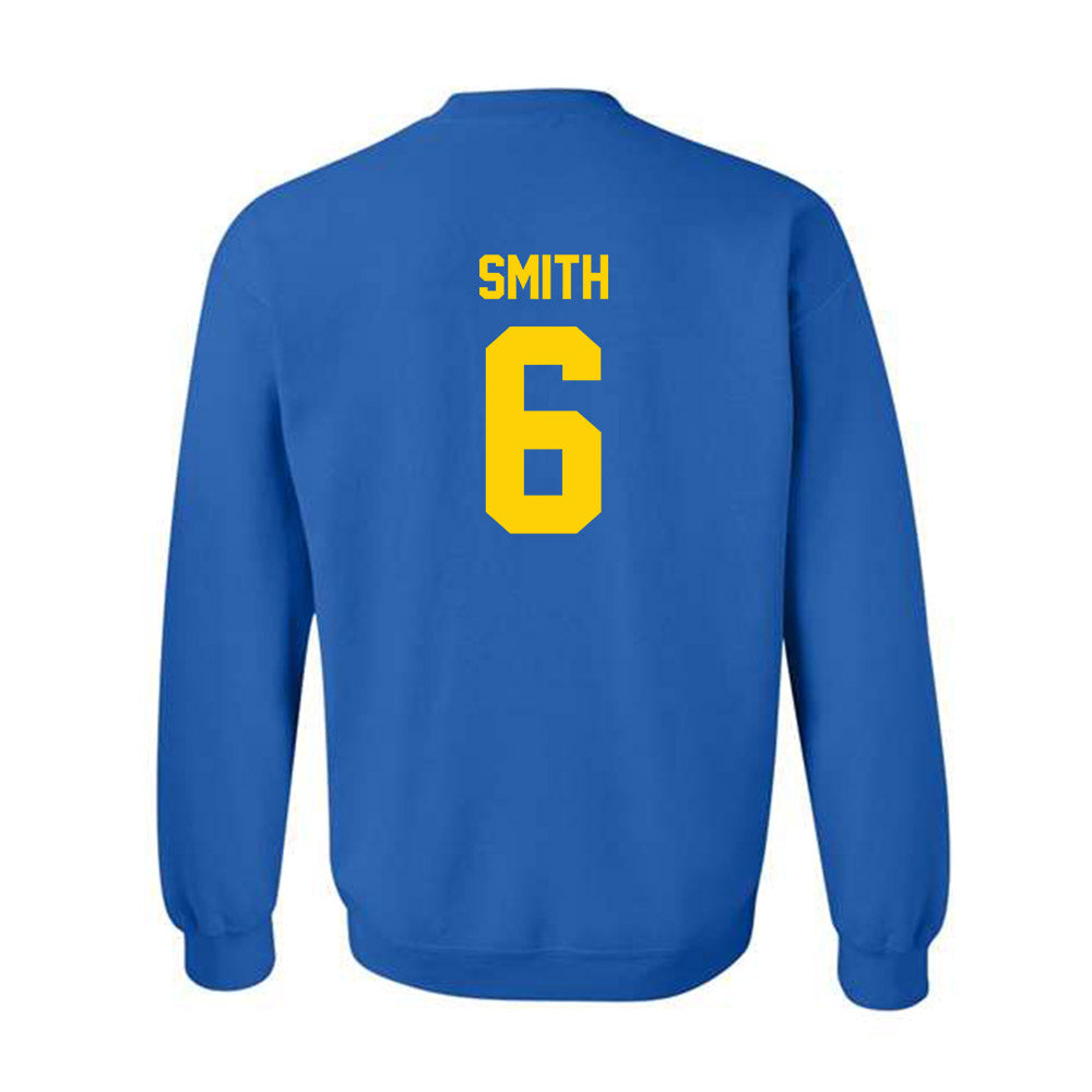 Delaware - NCAA Men's Soccer : Sean Smith - Classic Shersey Crewneck Sweatshirt-1