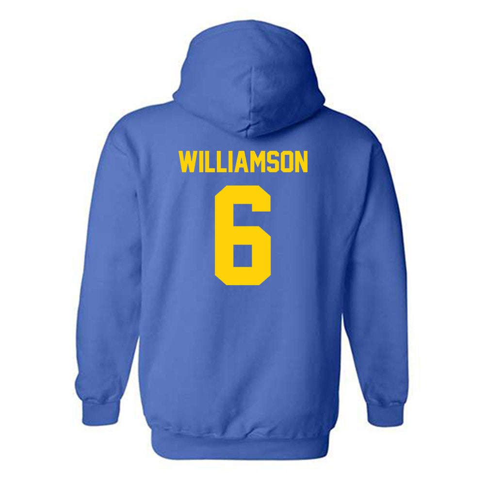 Delaware - NCAA Women's Field Hockey : Tetje Williamson - Classic Shersey Hooded Sweatshirt-1