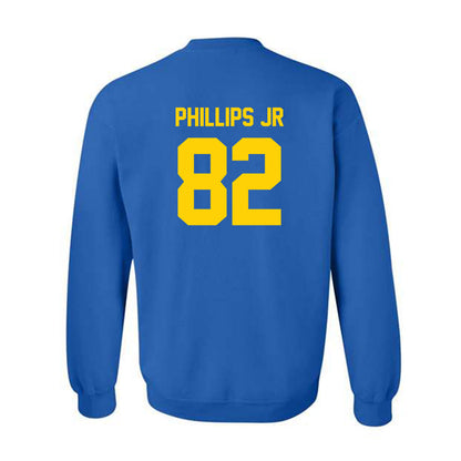 Delaware - NCAA Football : Derrick Phillips Jr - Classic Shersey Crewneck Sweatshirt-1