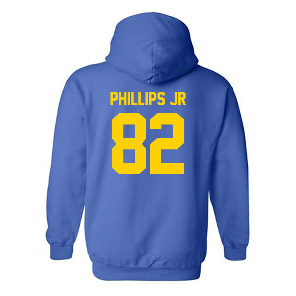Delaware - NCAA Football : Derrick Phillips Jr - Classic Shersey Hooded Sweatshirt-1