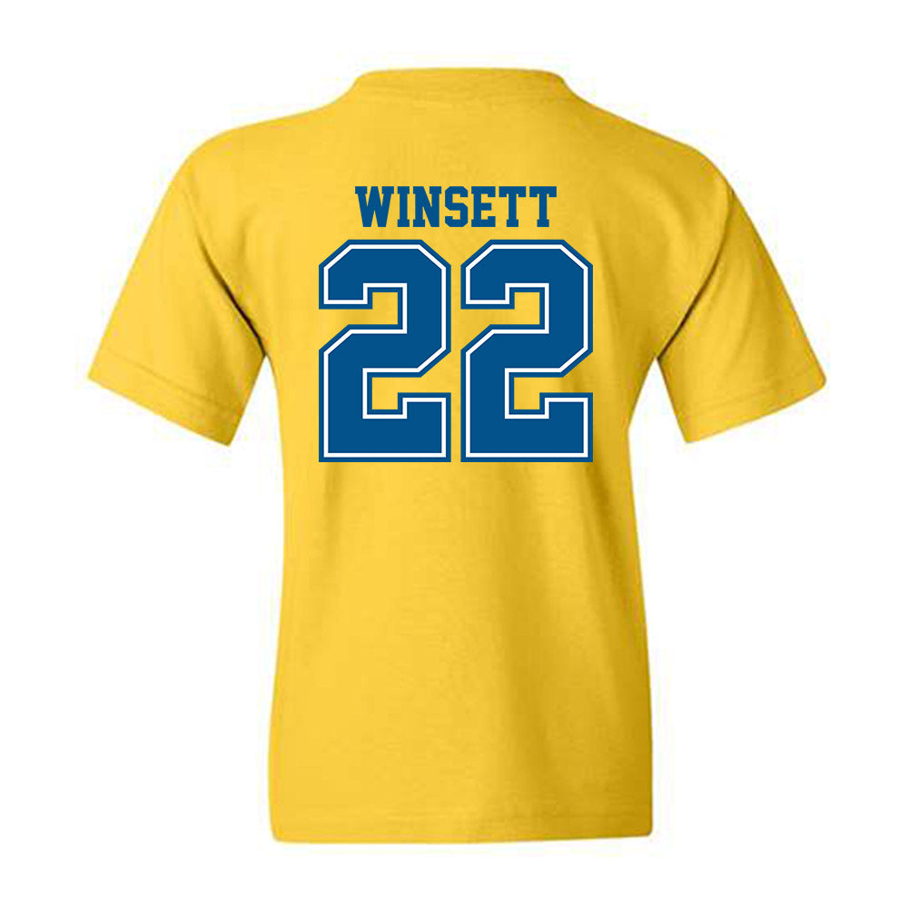 Delaware - NCAA Baseball : Sam Winsett - Classic Shersey Youth T-Shirt-3