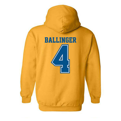 Delaware - NCAA Women's Soccer : Claire Ballinger - Classic Shersey Hooded Sweatshirt-4