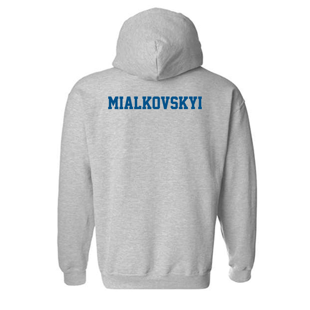 Delaware - NCAA Men's Swimming & Diving : Denys Mialkovskyi - Classic Shersey Hooded Sweatshirt-1