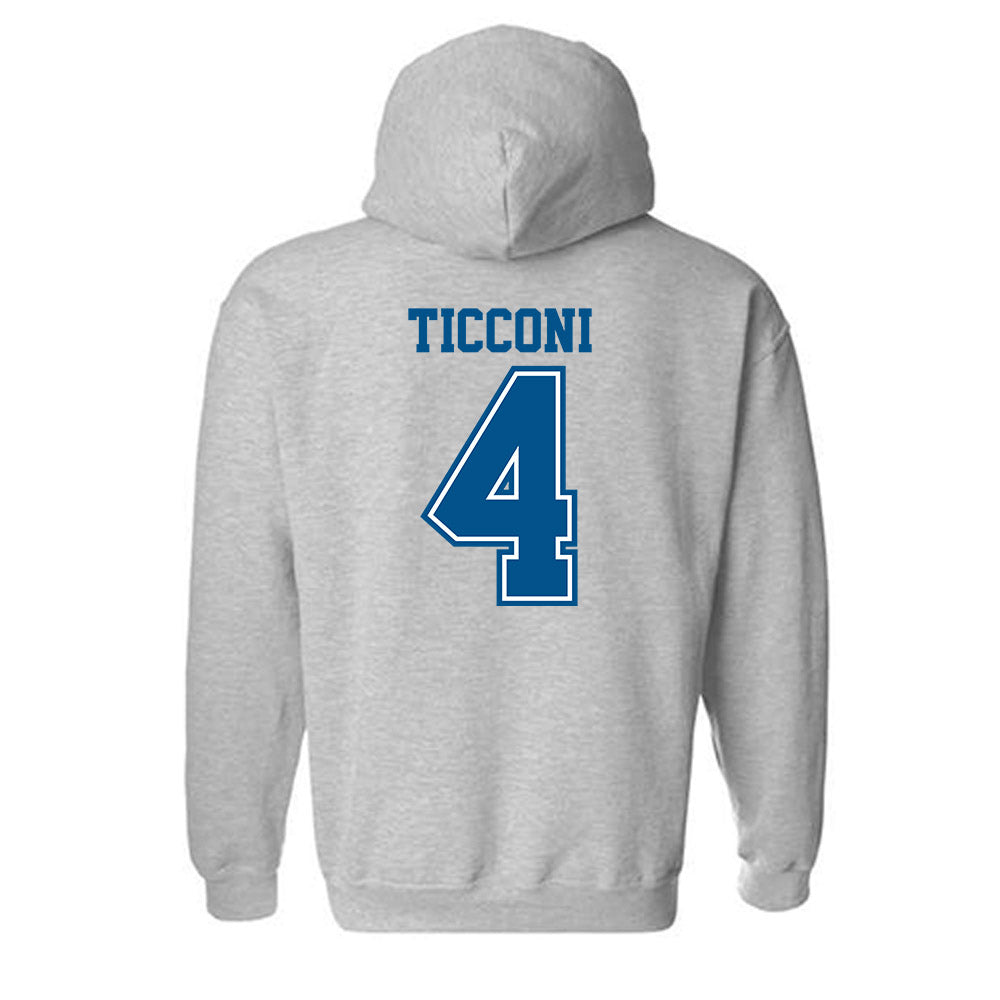 Delaware - NCAA Women's Soccer : Ava Ticconi - Classic Shersey Hooded Sweatshirt-1