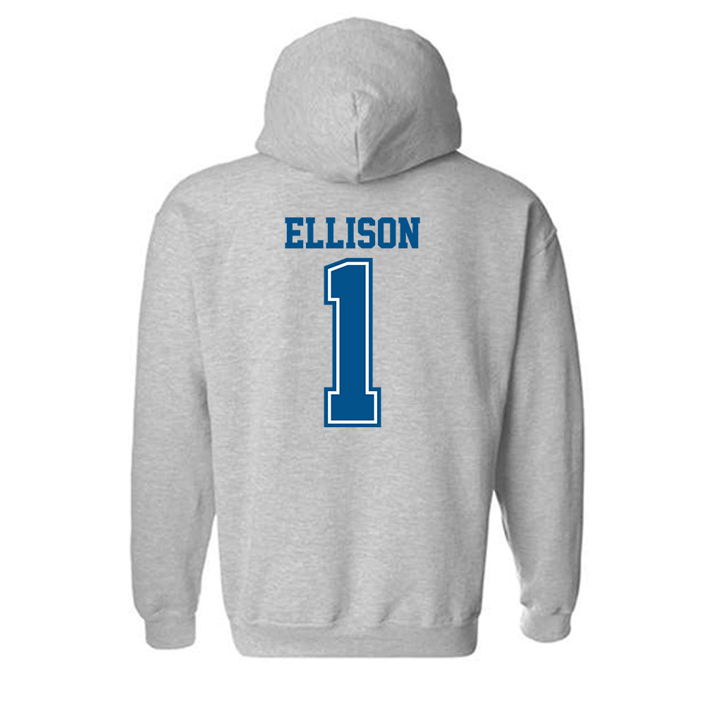 Delaware - NCAA Men's Basketball : Mason Ellison - Classic Shersey Hooded Sweatshirt-1