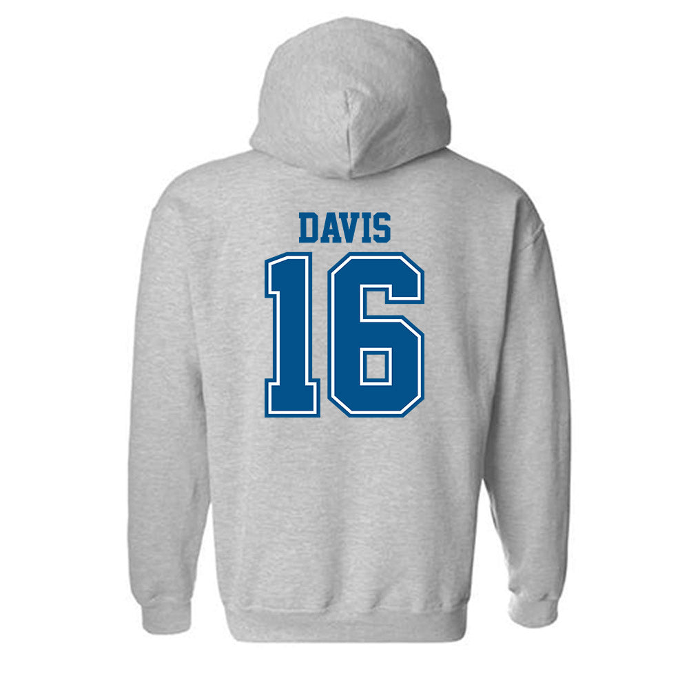 Delaware - NCAA Baseball : Vincent Davis - Classic Shersey Hooded Sweatshirt-1