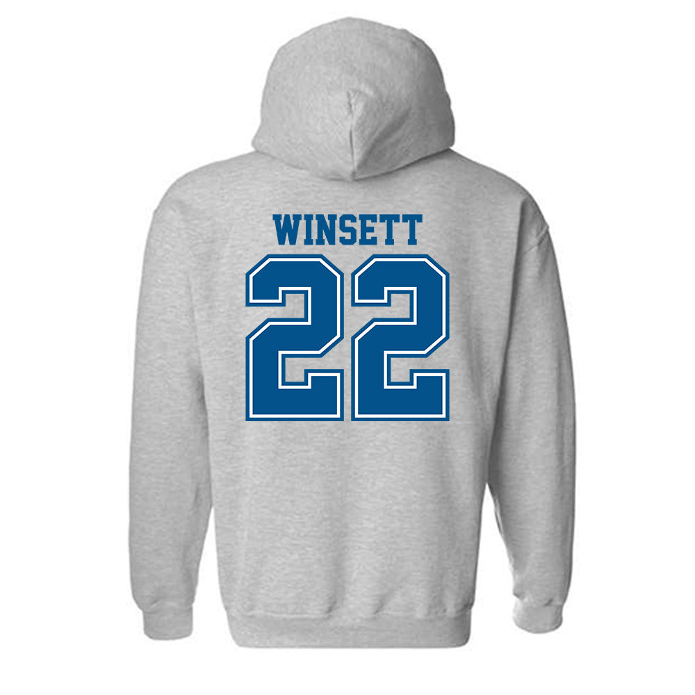 Delaware - NCAA Baseball : Sam Winsett - Classic Shersey Hooded Sweatshirt-1