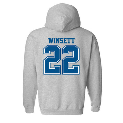 Delaware - NCAA Baseball : Sam Winsett - Classic Shersey Hooded Sweatshirt-1