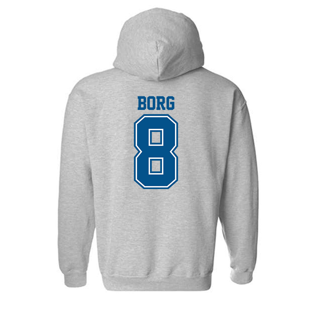 Delaware - NCAA Ice Hockey : Victoria Borg - Classic Shersey Hooded Sweatshirt-1