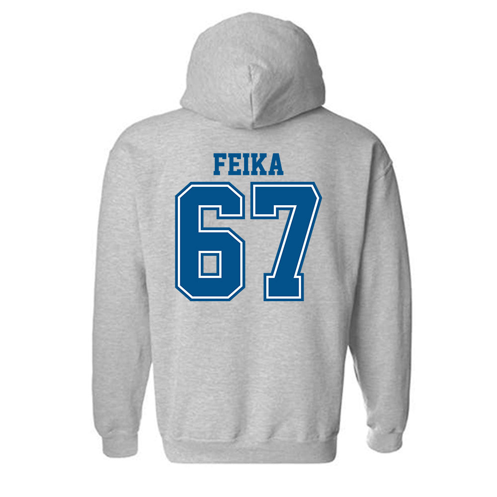Delaware - NCAA Football : Mustafa Feika - Classic Shersey Hooded Sweatshirt-1