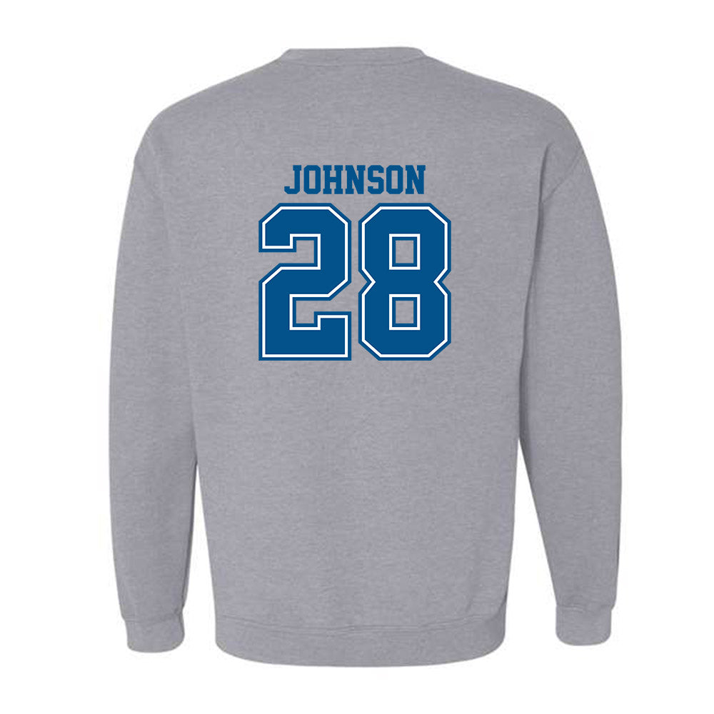 Delaware - NCAA Men's Soccer : Mikey Johnson - Classic Shersey Crewneck Sweatshirt-1