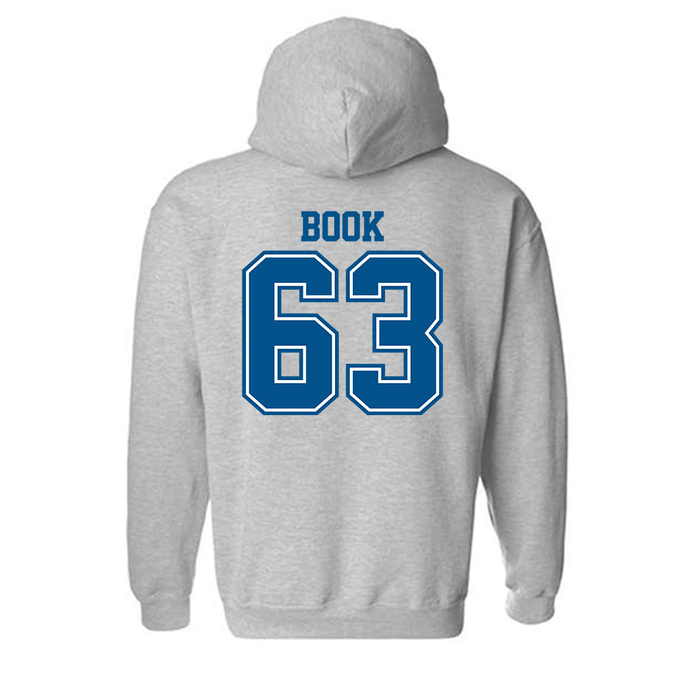 Delaware - NCAA Football : Collier Book - Classic Shersey Hooded Sweatshirt-1