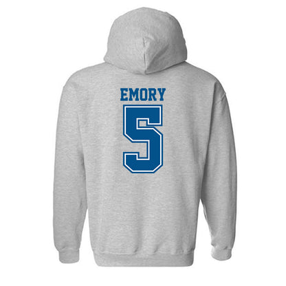 Delaware - NCAA Men's Basketball : Macon Emory - Classic Shersey Hooded Sweatshirt-1