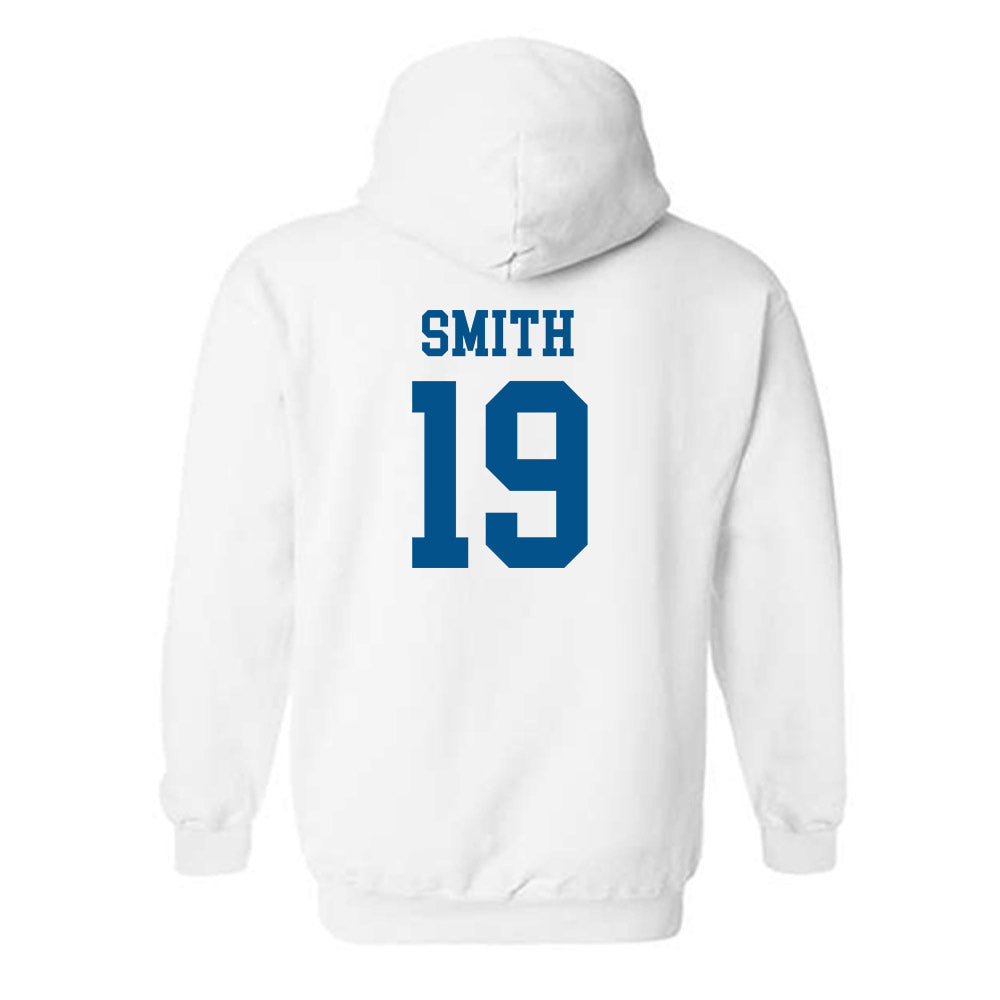 Delaware - NCAA Men's Soccer : Sean Smith - Classic Shersey Hooded Sweatshirt-1