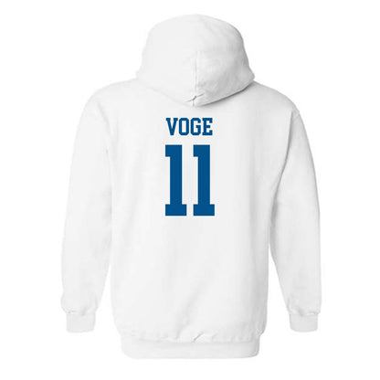Delaware - NCAA Ice Hockey : Charlie Voge - Classic Shersey Hooded Sweatshirt-1