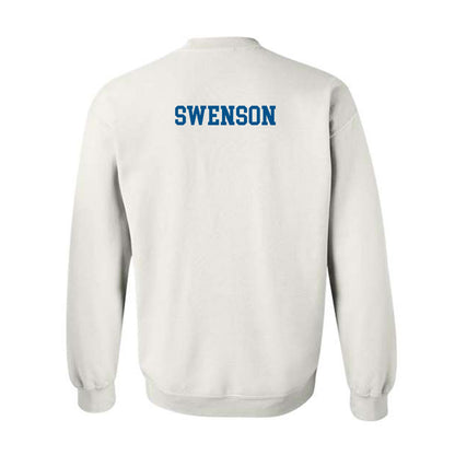 Delaware - NCAA Men's Swimming & Diving : Broder Swenson - Classic Shersey Crewneck Sweatshirt-1
