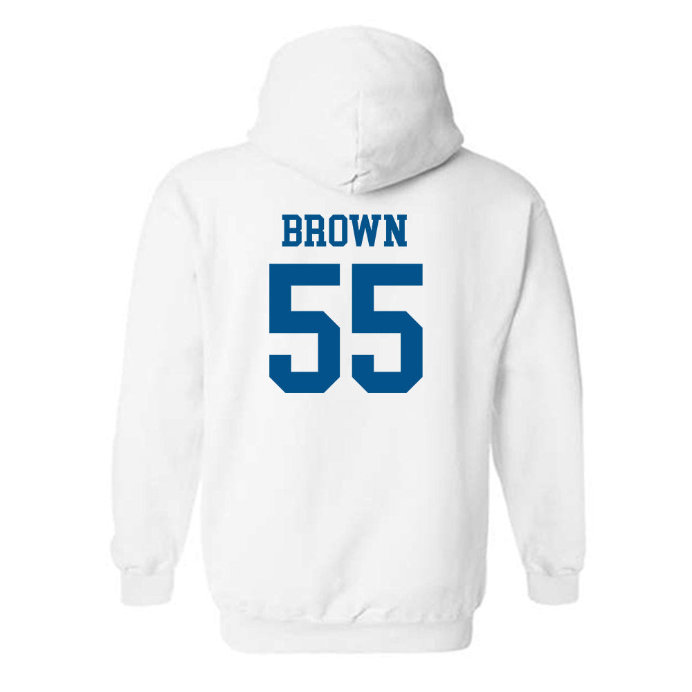 Delaware - NCAA Men's Basketball : Jameel Brown - Classic Shersey Hooded Sweatshirt-1
