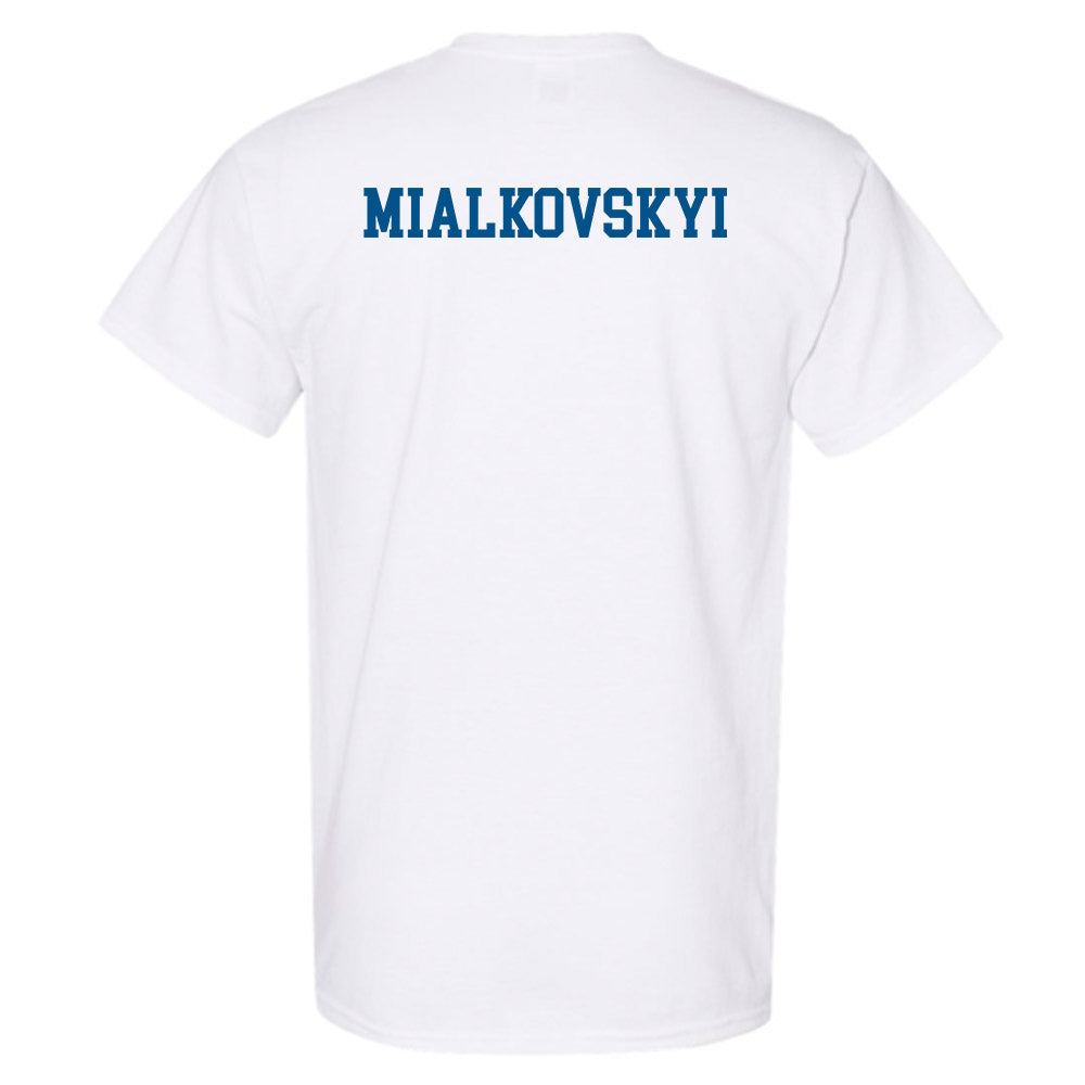Delaware - NCAA Men's Swimming & Diving : Denys Mialkovskyi - Classic Shersey T-Shirt-1