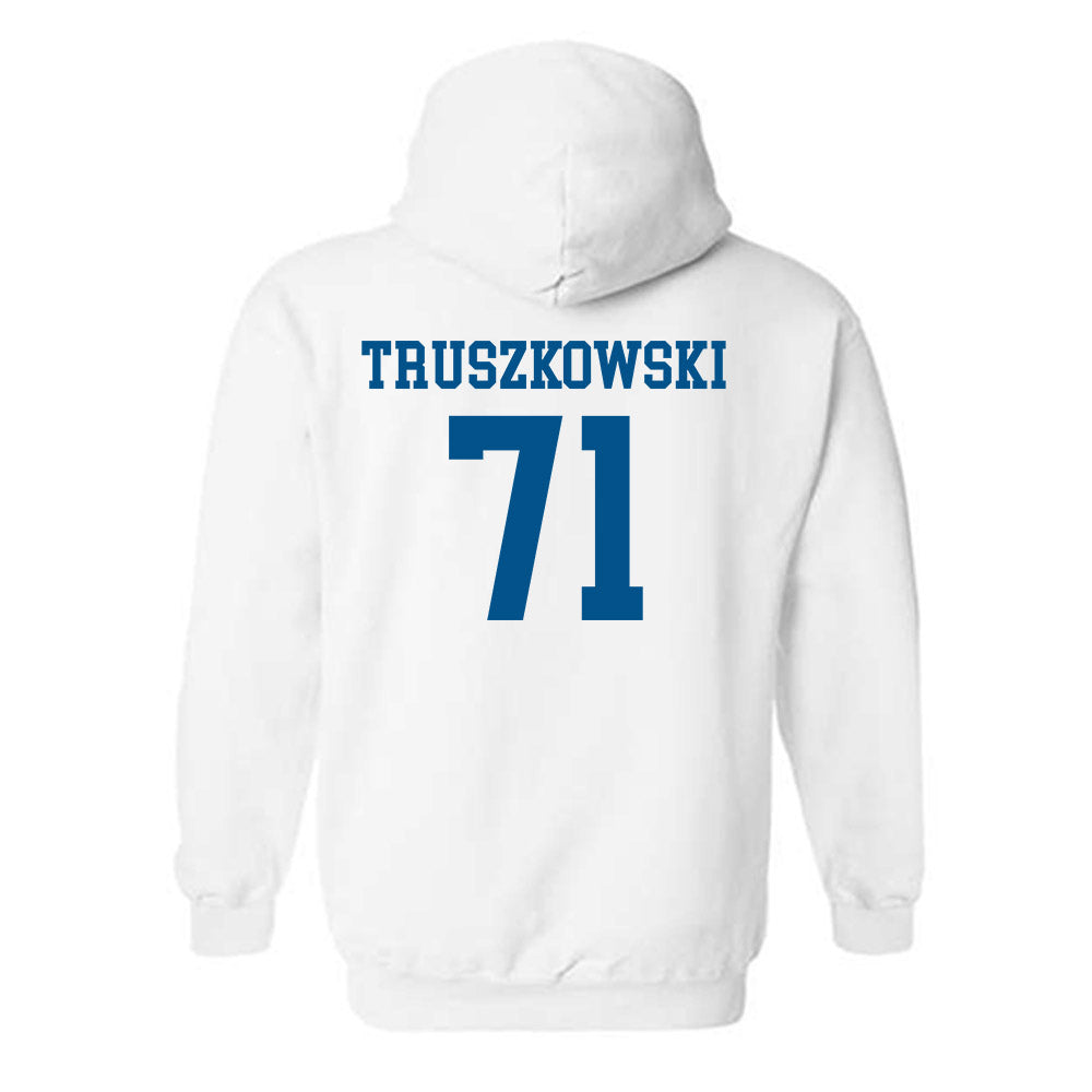 Delaware - NCAA Football : Brandon Truszkowski - Classic Shersey Hooded Sweatshirt-1